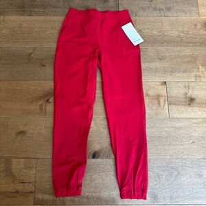 Lululemon Adapted State High-Rise Jogger Women's Size 6 Dark Red NEW